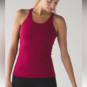 Lululemon Enhearten Tank in Berry Rumble